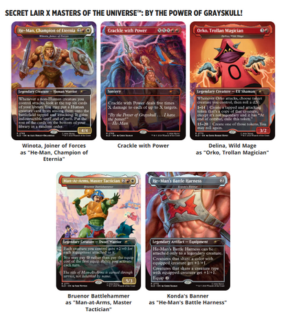 Magic the Gathering X Secret Lair | Masters of the Universe (Foil)