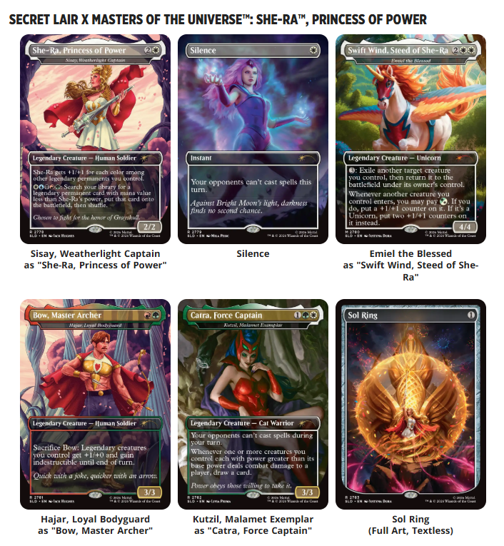 Magic the Gathering X Secret Lair | Masters of the Universe (Foil)