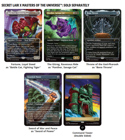 Magic the Gathering X Secret Lair | Masters of the Universe (Foil)
