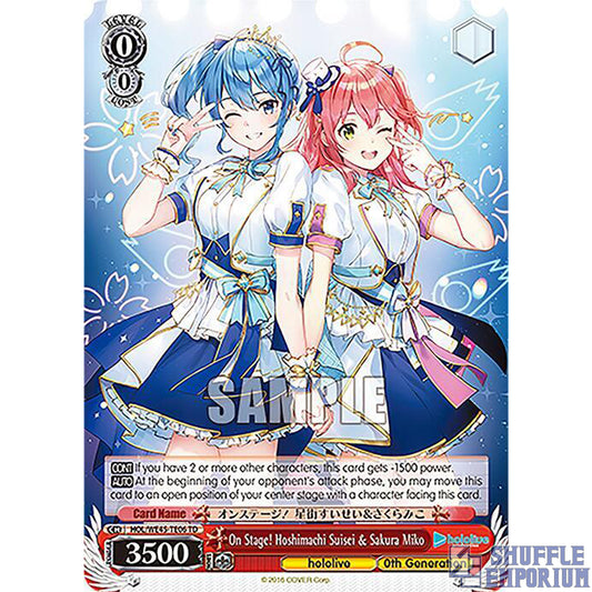 Weiss Schwarz: On Stage! Hoshimachi Suisei & Sakura Miko