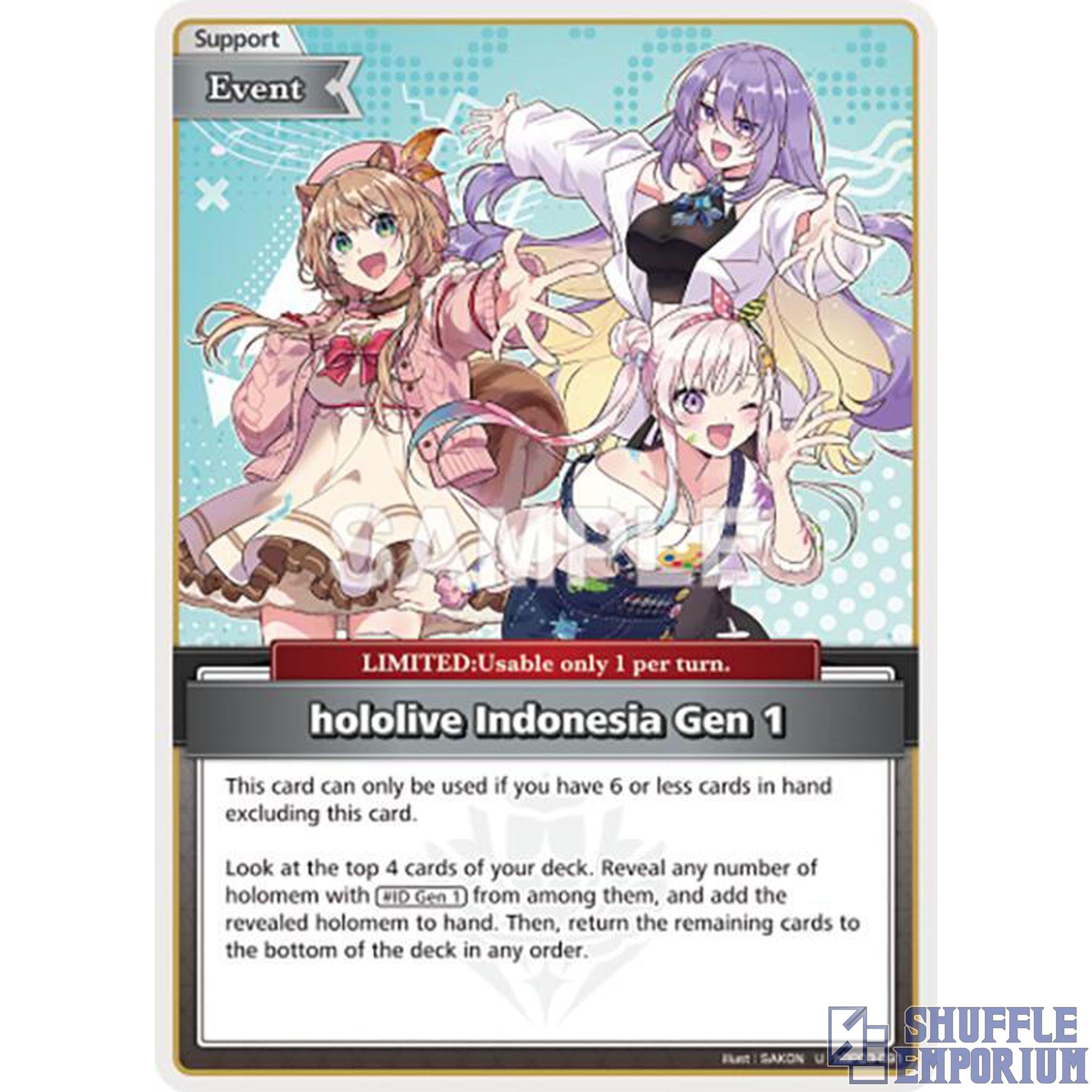 Hololive OCG: Hololive Indonesia Gen 1 (U) [hBP03-091]