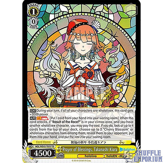 Prayer of Blessings, Takanashi Kiara - hololive production feat. Weiss Schwarz Ambassadors Premium Set (HOL)
