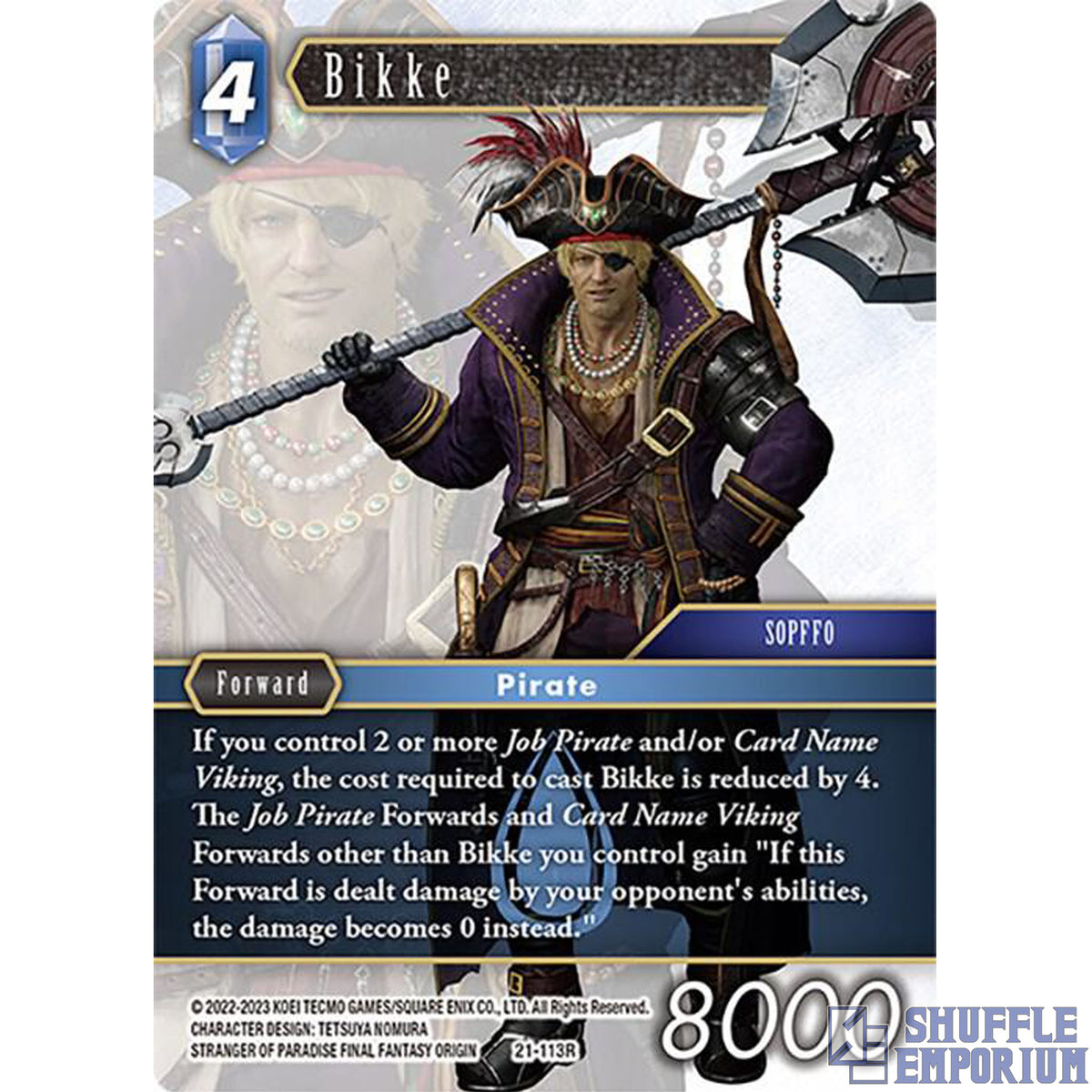 Final Fantasy TCG: Bikke [21-113R]