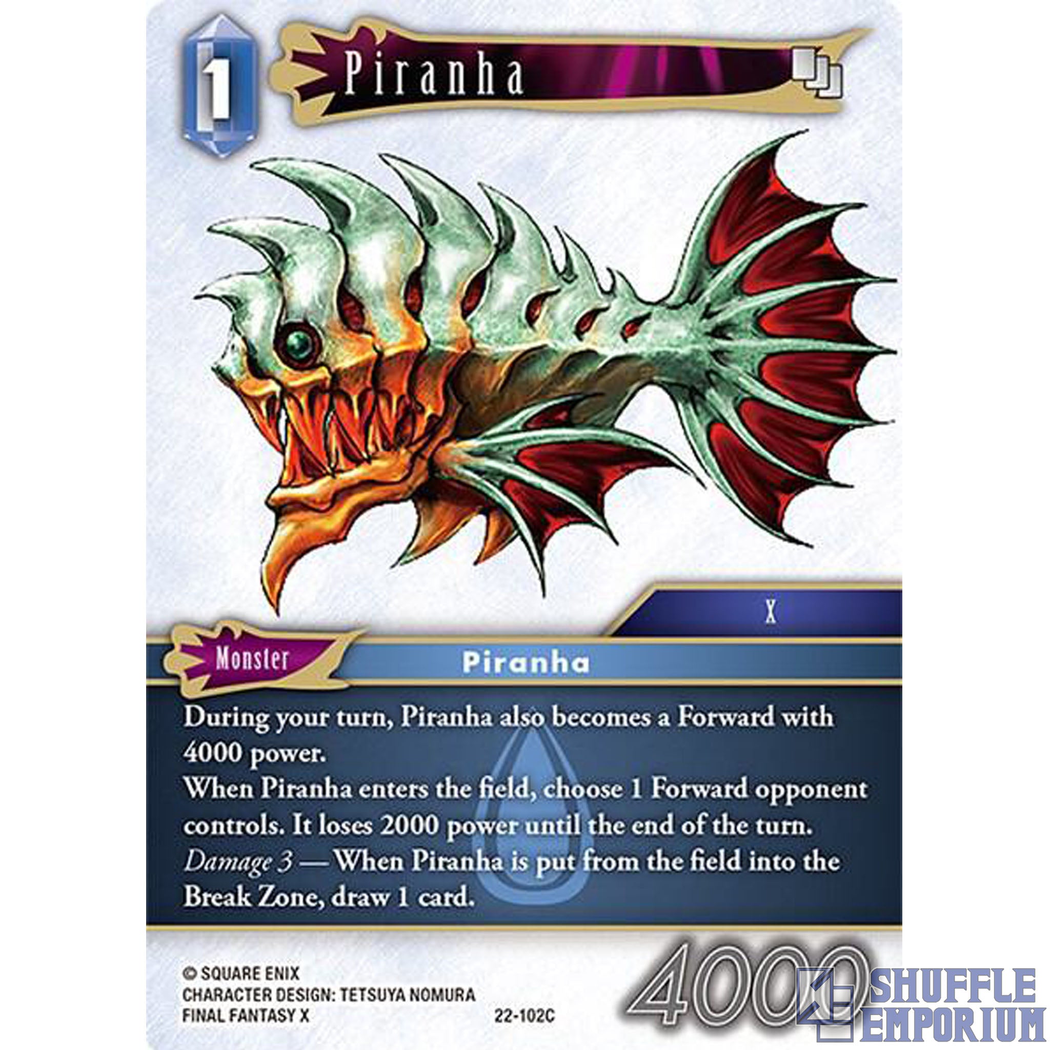 Final Fantasy TCG: Piranha [22-102C]