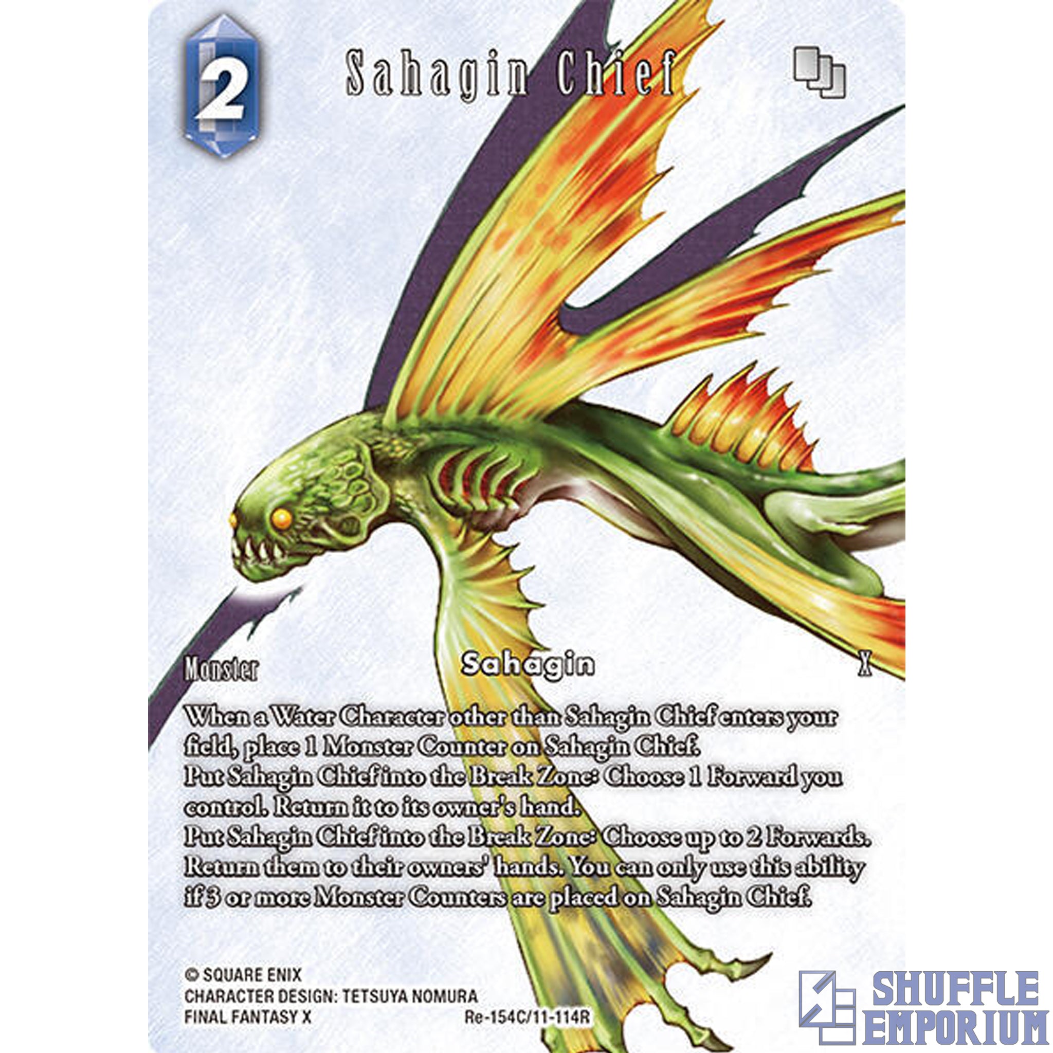 Final Fantasy TCG: Sahagin Chief (Full Art) [Re-154C/11-114R]