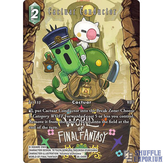 Final Fantasy TCG: Cactuar Conductor (Full Art) [26-049R]