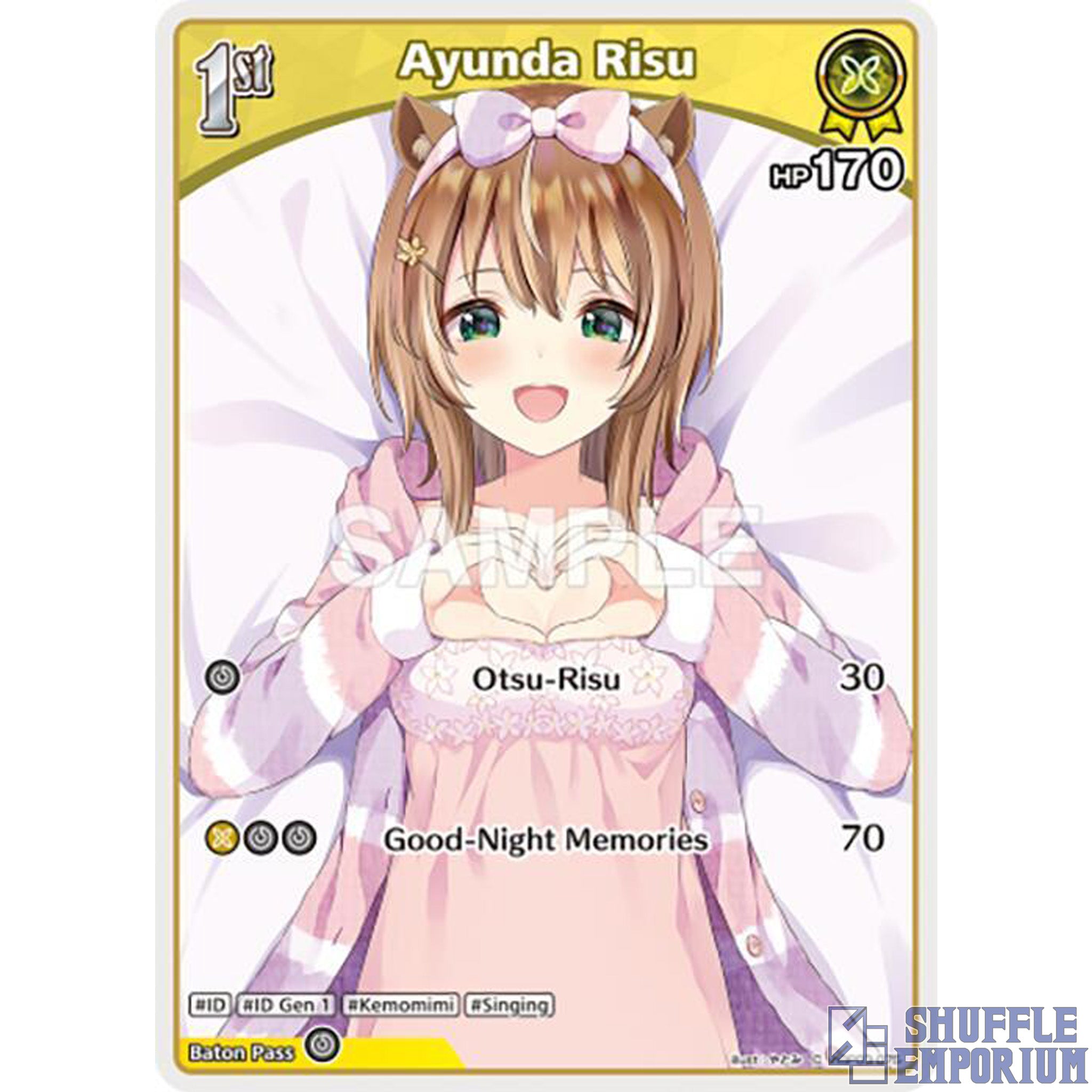 Hololive OCG: Ayunda Risu (C) [hBP03-075]