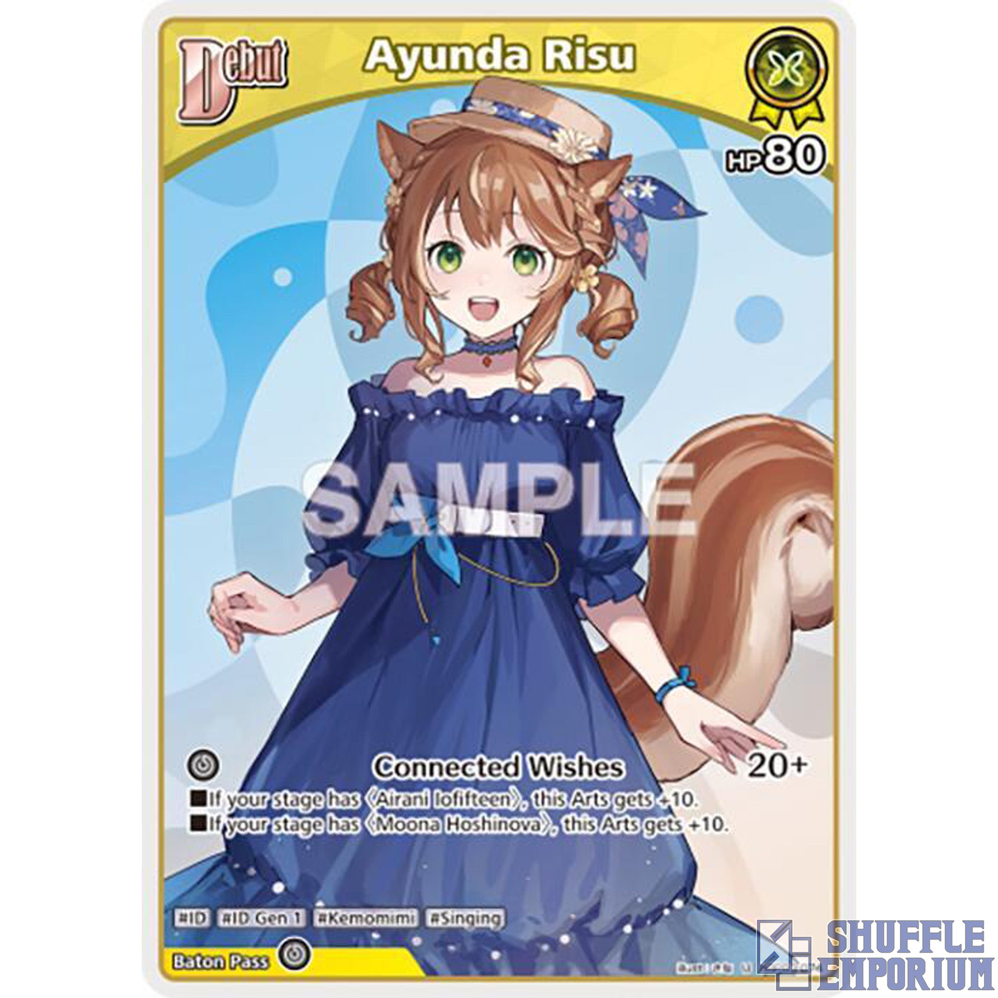 Hololive OCG: Ayunda Risu (U) [hBP03-074]
