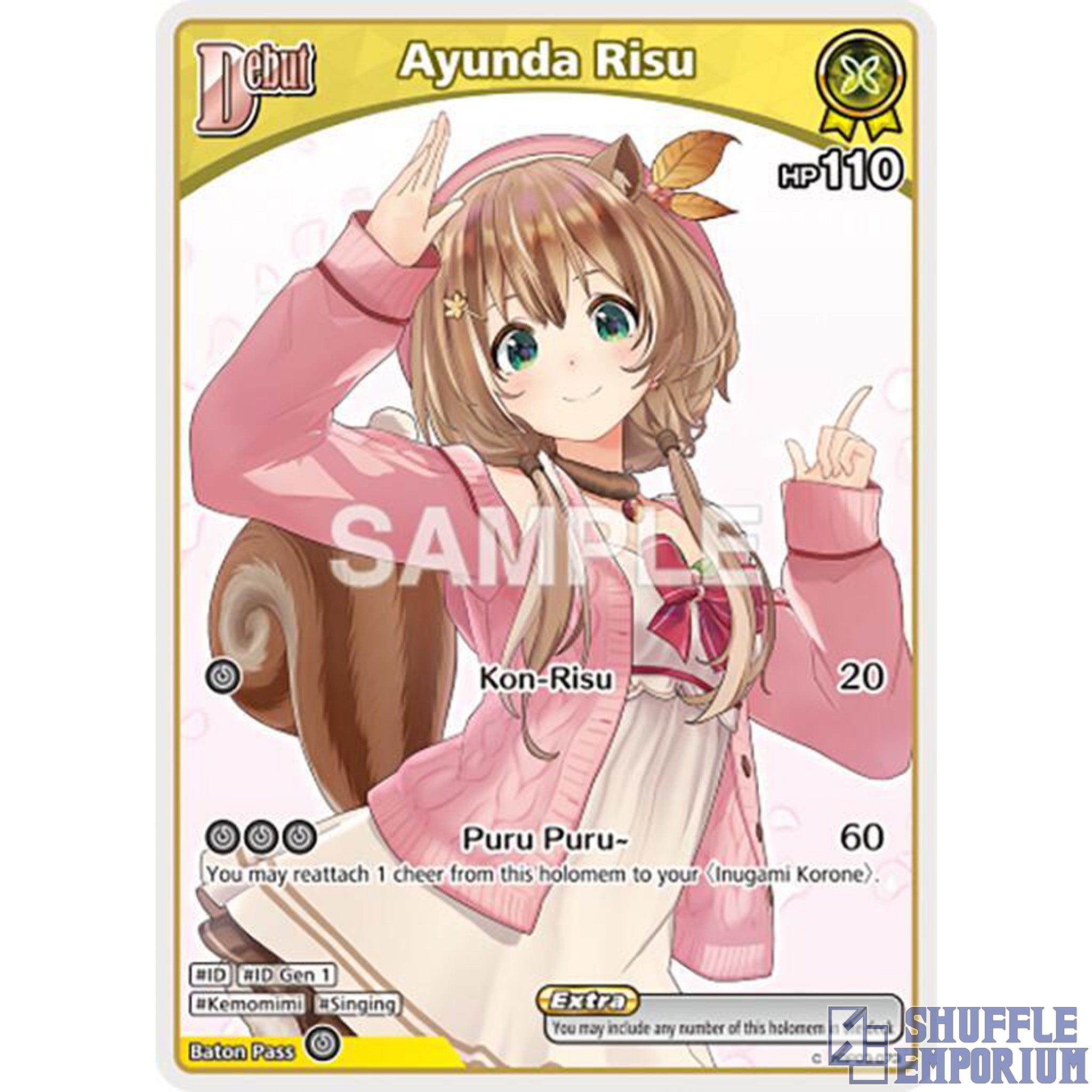 Hololive OCG: Ayunda Risu (C) [hBP03-073]