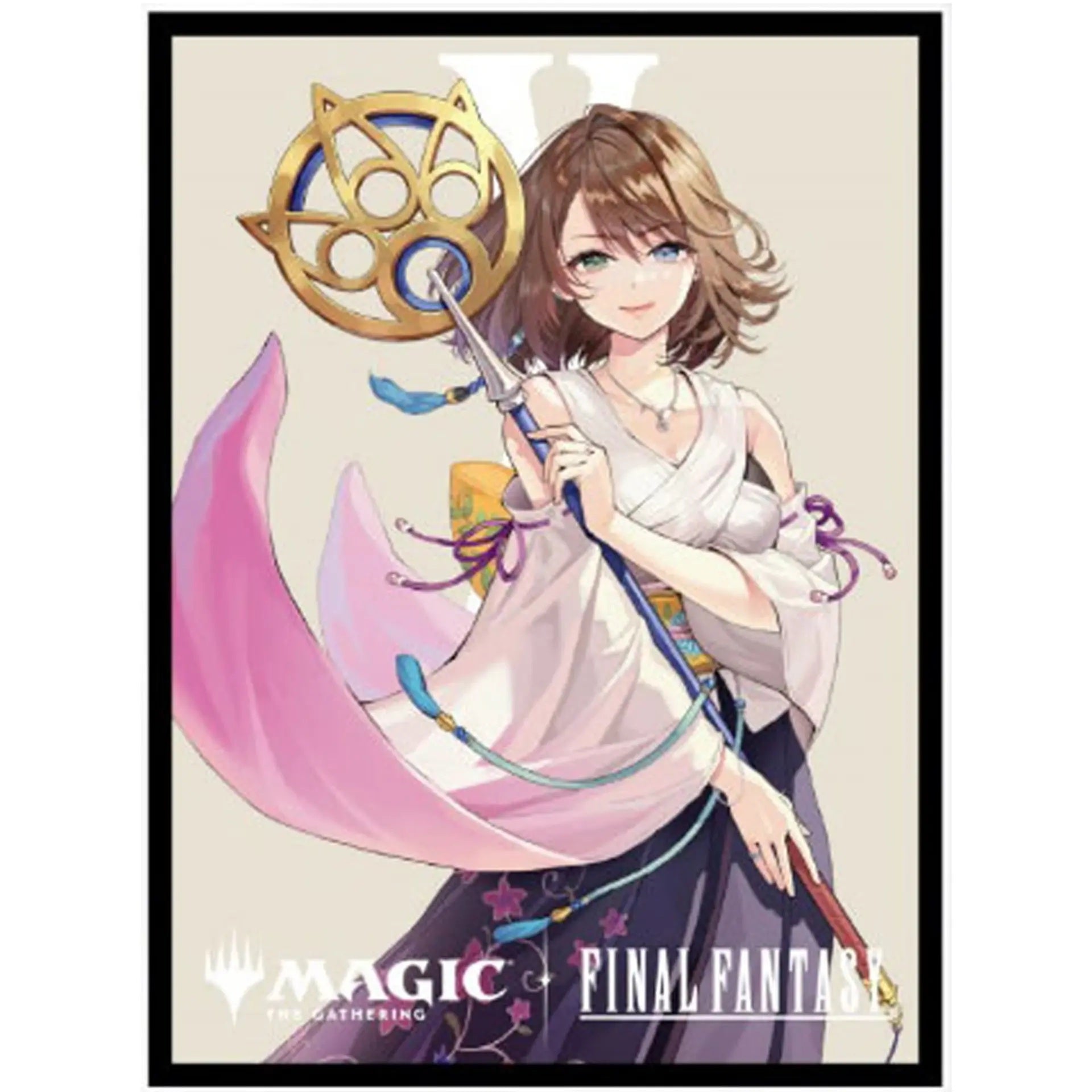 MTG: FINAL FANTASY Card Sleeve Borderless Version [Yuna, Grand Summoner]