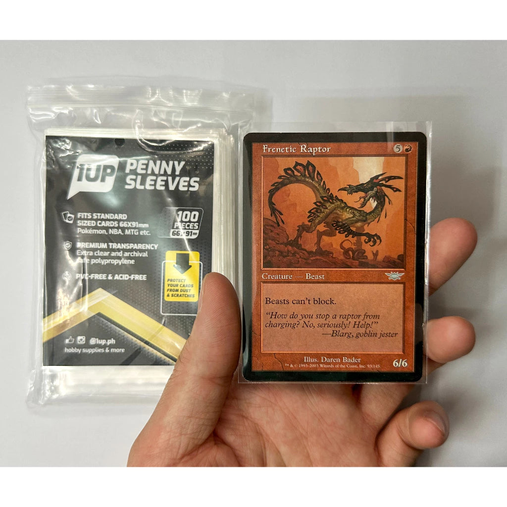 1Up: Penny Sleeves | 100 pieces
