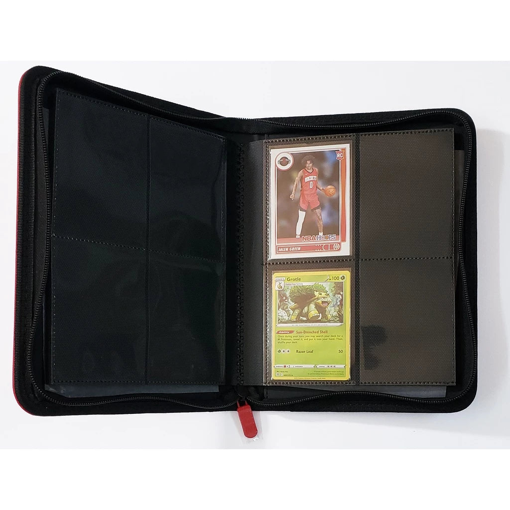 1Up: 4-Pocket Zipper Card Binder